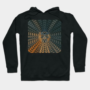 Electroluminated Skull Radiate - Dusk Sunset Hoodie